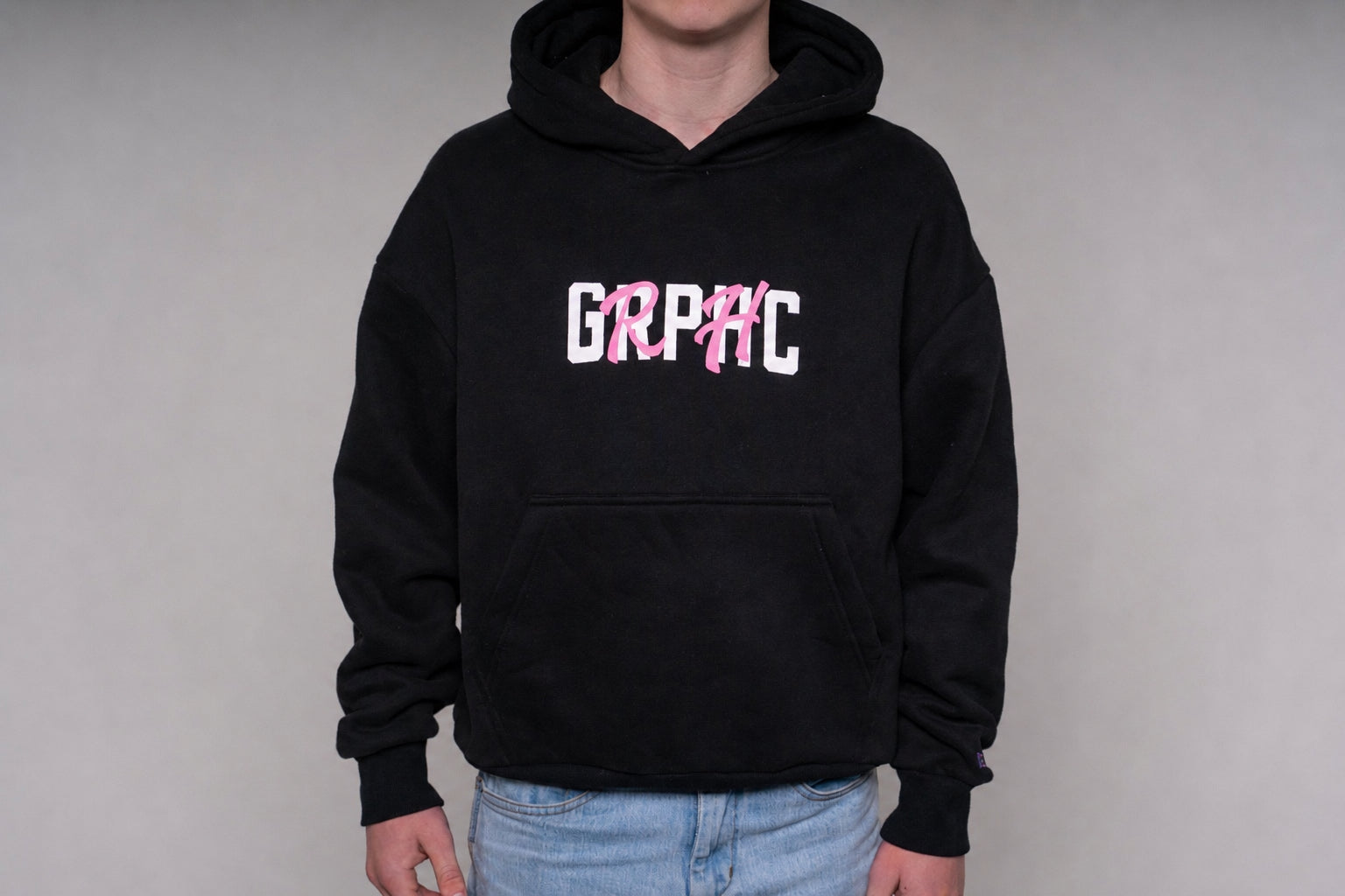 Pink Chenille Embroidery Hoodie